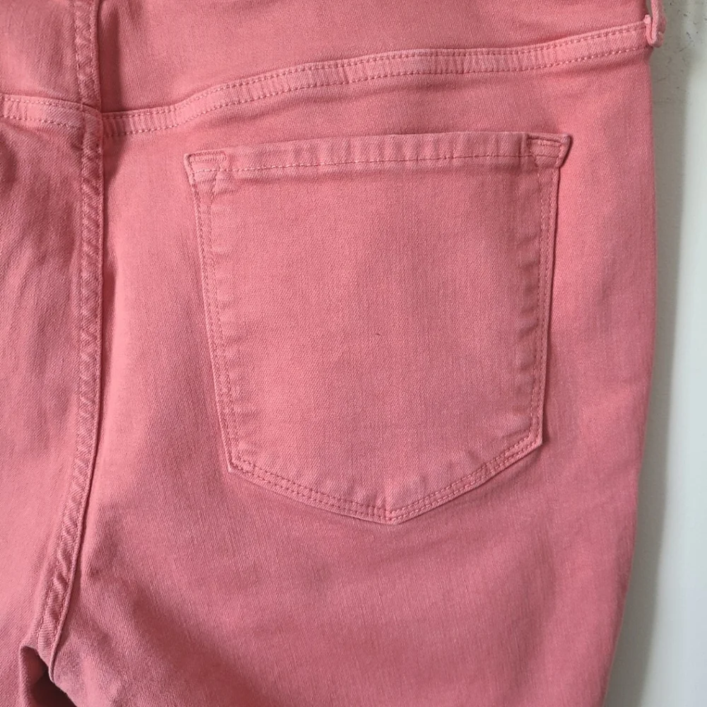 Old Navy Coral Distressed Skinny Jeans Size 18 - Picture 6 of 9